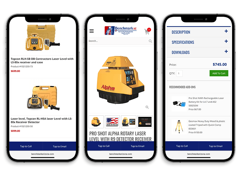 Responsive ecommerce website design