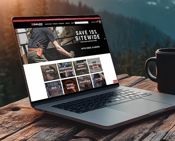 Custom ecommerce website and ERP for tactical gear manufacturer and retailer