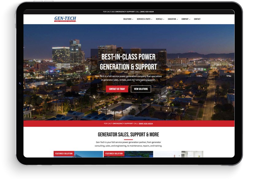 Mobile-friendly website design