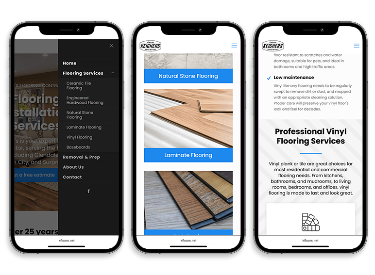 Responsive website design