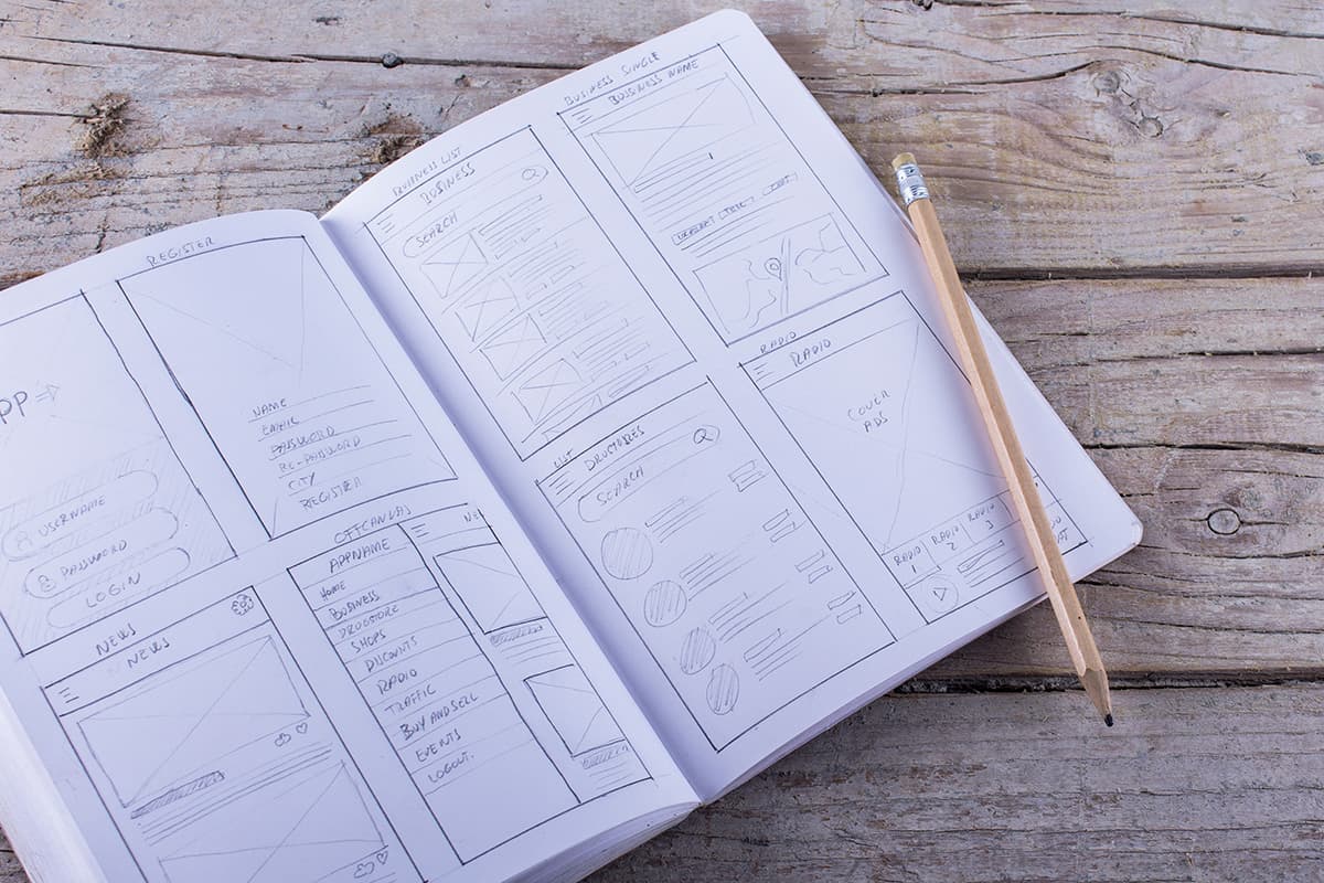 Mobile app UI design