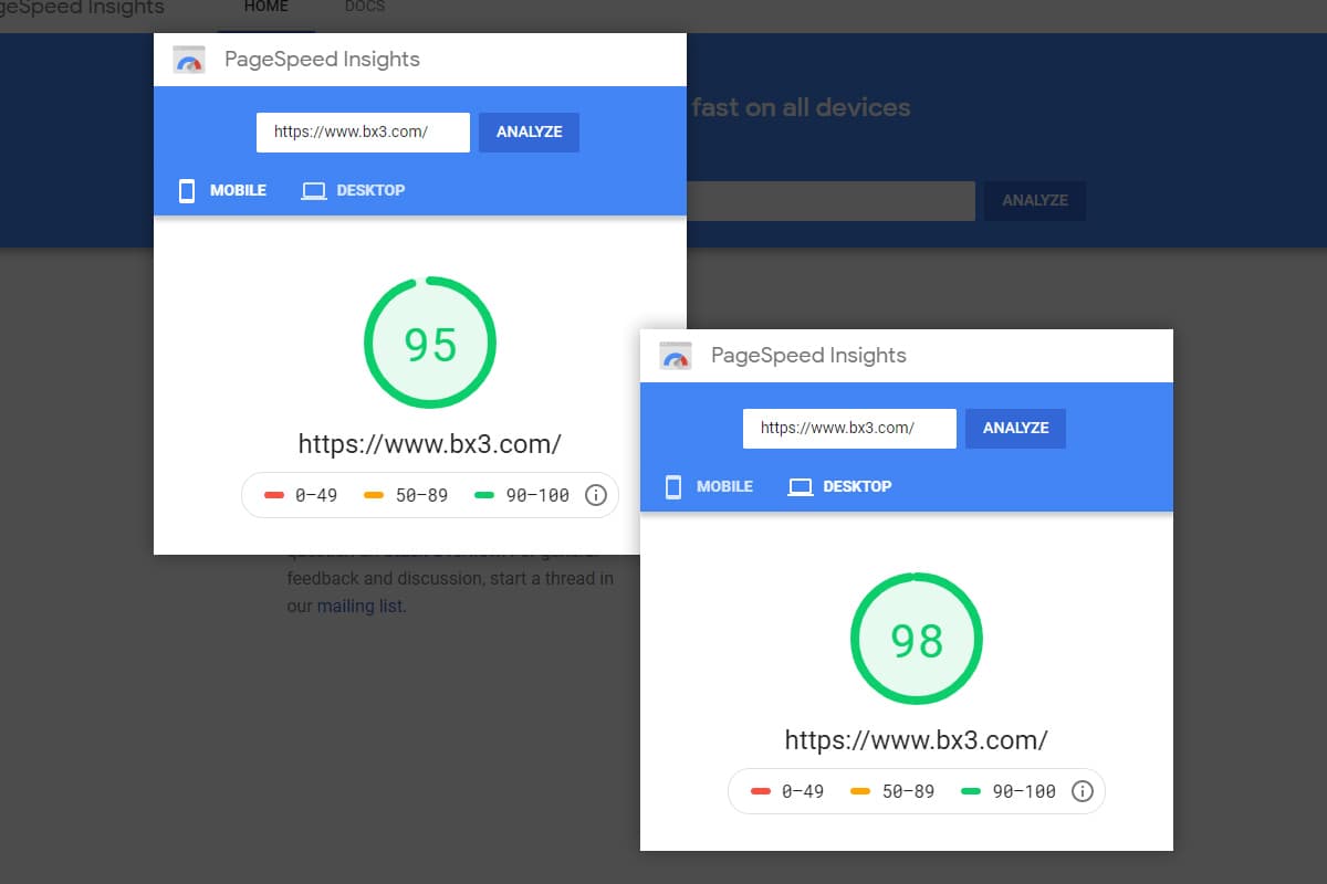 Google PageSpeed Insights